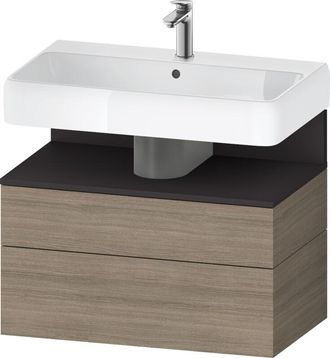 Duravit Qatego Mueble Bajo Lavabo, 1 Extra&iacute;ble Y 1 Caj&oacute;n, - Duravit