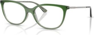 Vogue Eyewear 52mm Oval optical glasses in Green at Nordstrom
