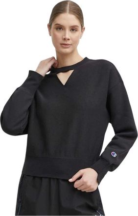 Champion Mujer, Sudaderas, Negro, Talla: L