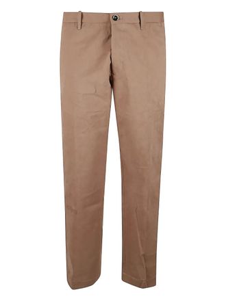 Nine In The Morning buttoned straight-leg trousers - Brown