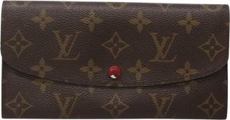 Louis Vuitton Emilie Brown Canvas Wallet (Pre-Owned)