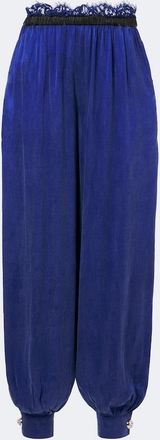 Jacques Wei Pantalones globo con piel