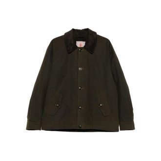 Baracuta Corduroy-collar Jacket