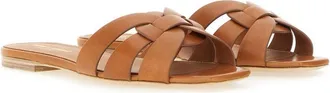 Saint Laurent Tribute Mule - Beige