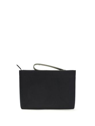 Givenchy Logo-Print Cotton Pouch - Black
