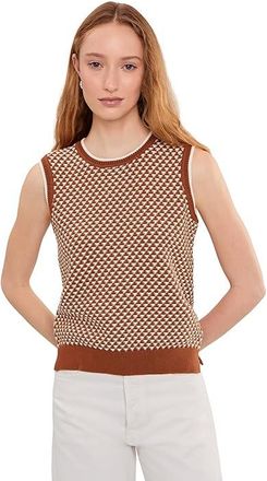 Varley Jenson Stitch Knit Tank Top Womens Vest Maple : XXS, Cotton