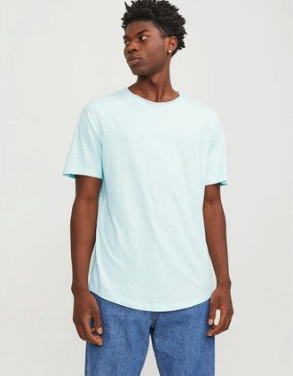 Jack & Jones Jack & Jones Mens Crew Neck Regular Fit T-Shirt - Blue - Size: 38