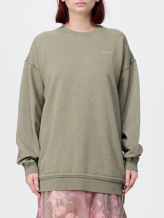 Diesel Relaxed Fit Cotton Crewneck Sweatshirt with Embroidered Logo
