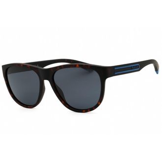 Polaroid Polarized Blue Square Unisex Sunglasses PLD 2156/S 0HGC/C3 56