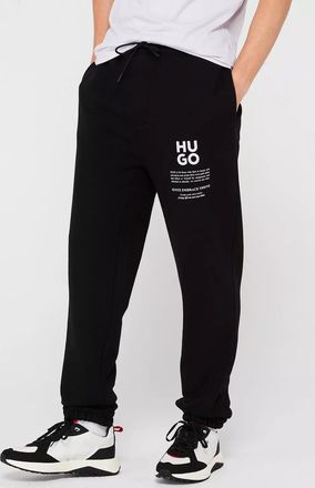 HUGO BOSS Hugo Mens Dapurlonga Square Logo Sweatpants, Black