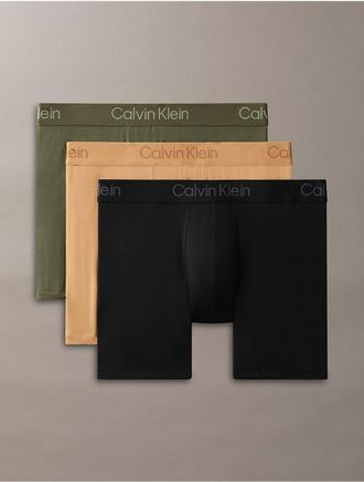 Calvin Klein Mens Ultra Soft Modal 3-Pack Boxer Brief - Multi - XL