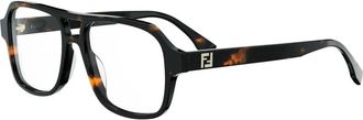 Fendi Fe 50131I Optisch Montuur - unisex - Brillen - Bruin - ONE Size - Accessoires