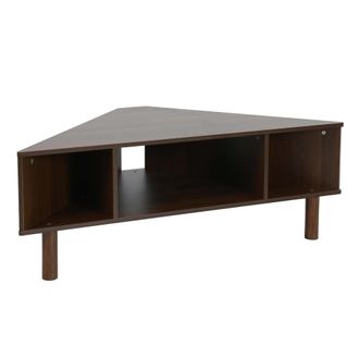 Oviala Mueble para tv efecto madera, 120x55 cm, escandinavo, madera oscura