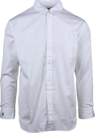 Polo Ralph Lauren Overhemden, Heren, Wit, S, Katoen, Shirt