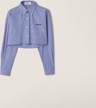 Miu Miu Checked shirt
