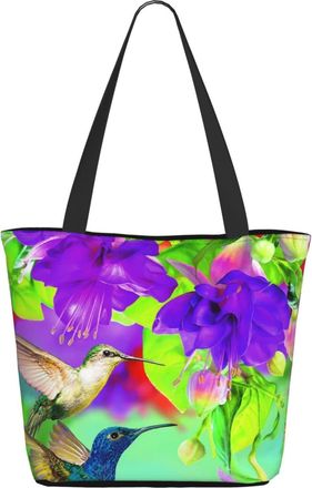 AOOEDM Flowers And Birds (2) Ladies Shopping Bag 13x11x7in.The Perfect ValentineS Day Gift.It Is The Best ValentineS Day Gift For Mom, Daughter, Wife,Etc