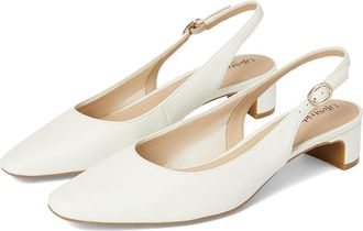 Life Stride Lorena Womens Sandals Bright white Faux Leather : 8.5 W (C)