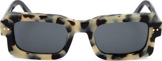 Marni 51mm Rectangular Sunglasses in Gret Tort /Grey at Nordstrom Rack