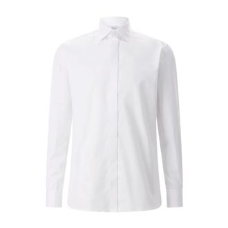 Stenstr&ouml;ms Formele Overhemden - Heren - Zakelijke Overhemden - Wit - 2XL - Katoen - Overhemden