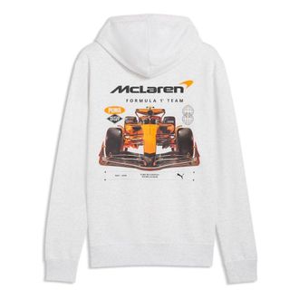 Puma x McLAREN RACING Graphic Hoodie White Glow Heather 637514-04