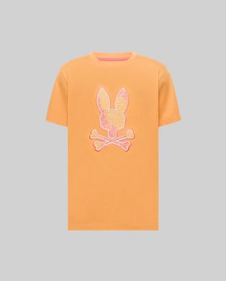 Psycho Bunny Mens Olivier Graphic Tee 805 PAPAYA / XXL