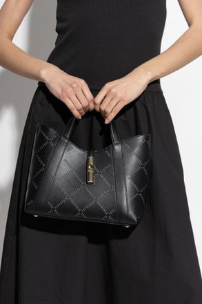 Furla Goccia Small Handbag, Womens, Black