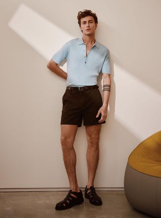 Le 31 Mens Stretch chino short Inseam: 5