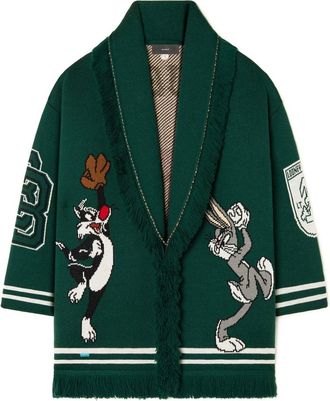 Alanui Bugs Bunny & Sylvester Cardigan
