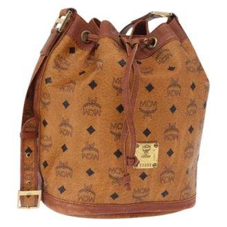MCM Borsa a secchiello Pre-owned - - Pre-owned - Donna - Marrone - ONE SIZE