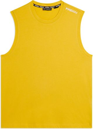 Freddy T-shirt senza maniche in jersey di cotone