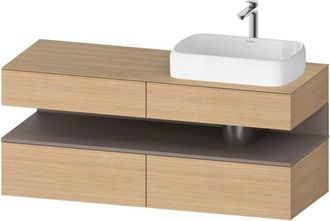 Duravit Qatego Consola Mueble Bajo Lavabo, 2 Extensiones, 2 - Duravit