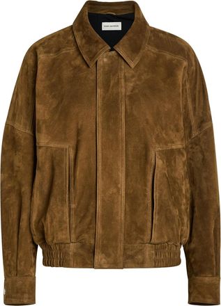 Nour Hammour Dalma Suede Jacket - Dark Brown - S (UK8-10 / S)