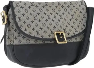 Louis Vuitton Pre-owned Cross Body Bags, female, Blue, Size: ONE SIZE Pre-owned Monogram Mini Canvas Shoulder Bag