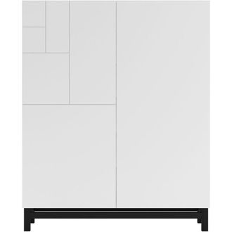 HERDASA Zapatero modelo Volda 515, blanco con patas negro