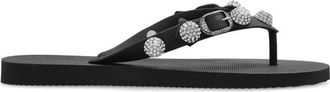 Balenciaga Cagole Thong Sandal - Dames - Slippers - Zwart - 42 EU - Schoenen