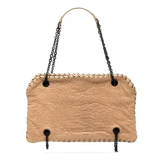 Bottega Veneta Pre-owned Bottega Veneta Textured Leather Whipstitch Duo Shoulder Bag Ladies BDUPX34KU6ODGBZ4