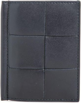 Bottega Veneta Cassette Intrecciato Leather Bifold Wallet in Royal Blue/Nocturnal at Nordstrom