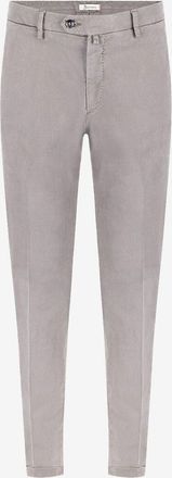 Bsettecento Slim-Fit-Hose aus Lyocell-Baumwolle und Seide