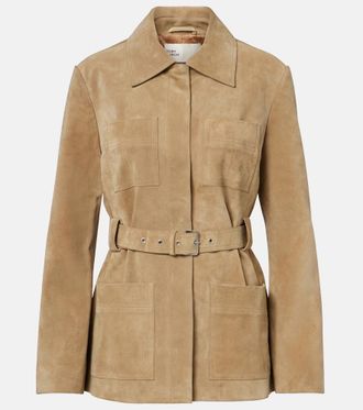 Tory Burch Belted suede jacket