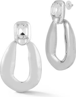 Sphera Milano Cubic Zirconia Drop Earrings in Silver at Nordstrom Rack