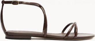 Alexandre Birman Womens Lory Flats In Brown