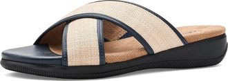 Softwalk Tillman 6.0 Womens Sandals Navy : 10.5 M (B), Leather