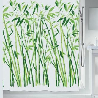 Spirella Spirella - Cortina De Ducha Poli&eacute;ster Bambus 180x180cm Verde