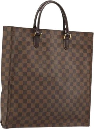 Louis Vuitton Pre-owned Tote Bags, female, Brown, Size: ONE SIZE Pre-owned Damier Ebene Tote Bag