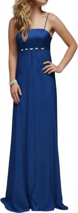 Milano Formals Womens Silken Symphony Gown In Royal