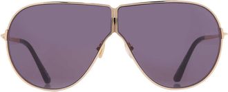 Tom Ford Smoke Dark Grey Oversized Unisex Sunglasses FT1158 30A 71