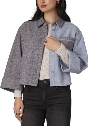 Wit & Wisdom Wit & Wisdom Two Tone Shirt Jacket