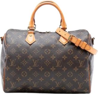 Louis Vuitton Pre-owned Handbags, female, Brown, Size: ONE SIZE Pre-owned Speedy Bandouliere 30