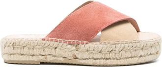 Manebì Espadrilles in pelle scamosciata - Toni neutri