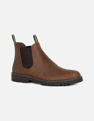 Barbour Mens Patton Mens Chelsea Boots - Brown - Size: 12